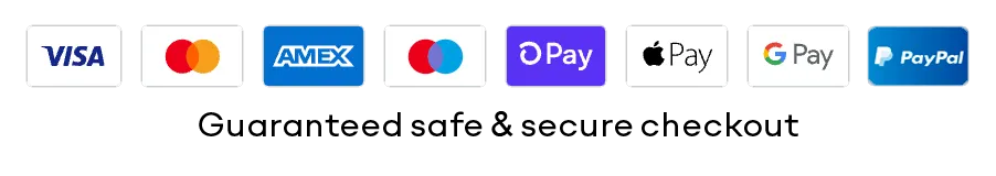 all our payment methods are highly secured.